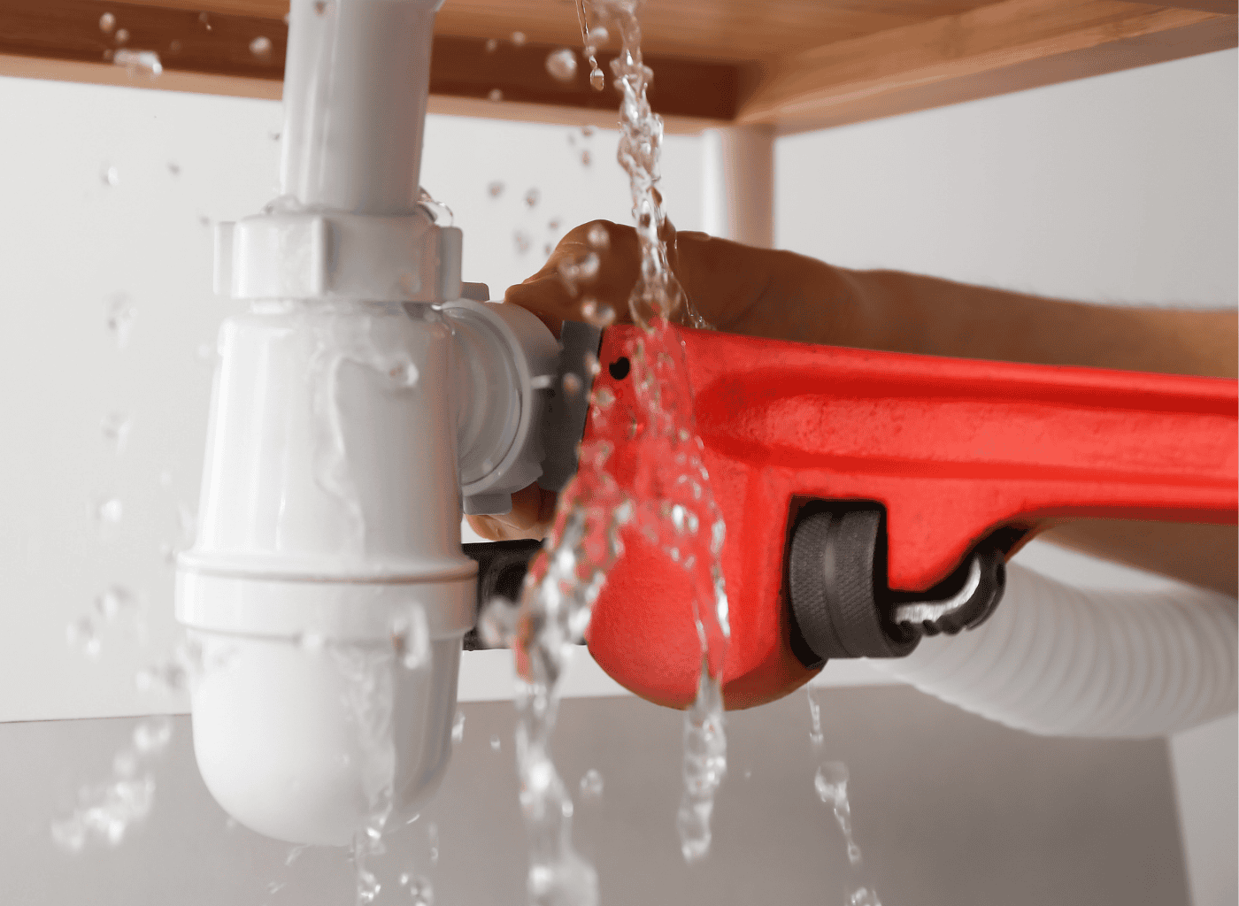 Water leak detection inspection inside residential wall