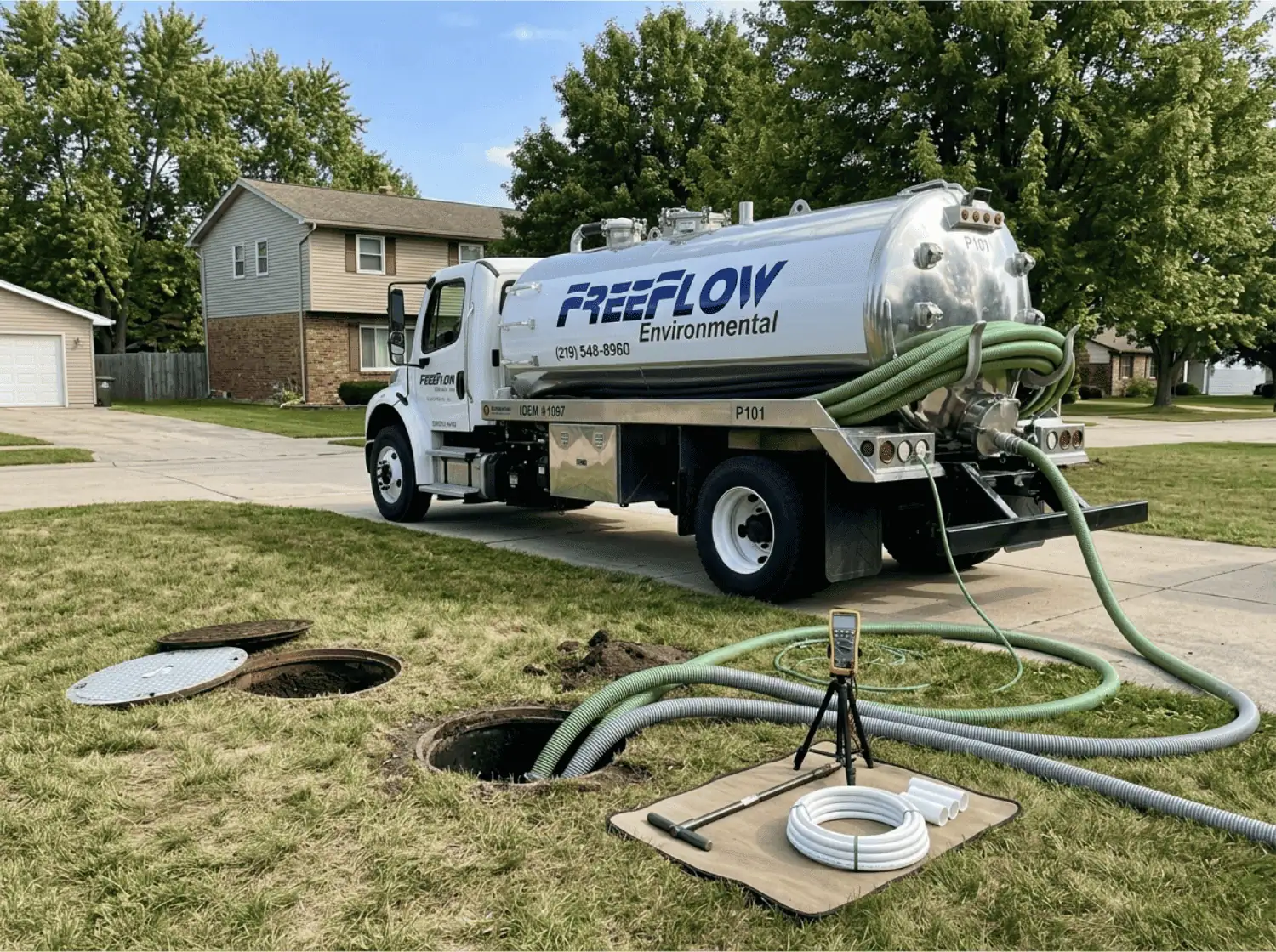 Emergency plumbing services available for burst pipes and severe leaks in Northwest Indiana.
